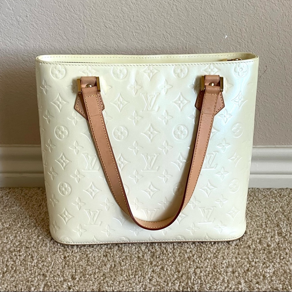 💯% Authentic Louis Vuitton Houston Vernis Patent Leather Tote